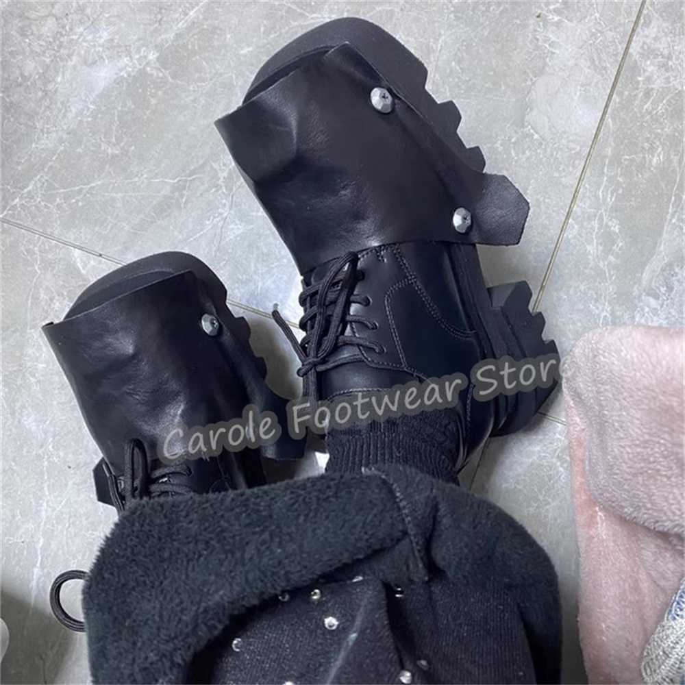 Мужские модные туфли дерби с к – обзор и цена Leatherwork Rivets