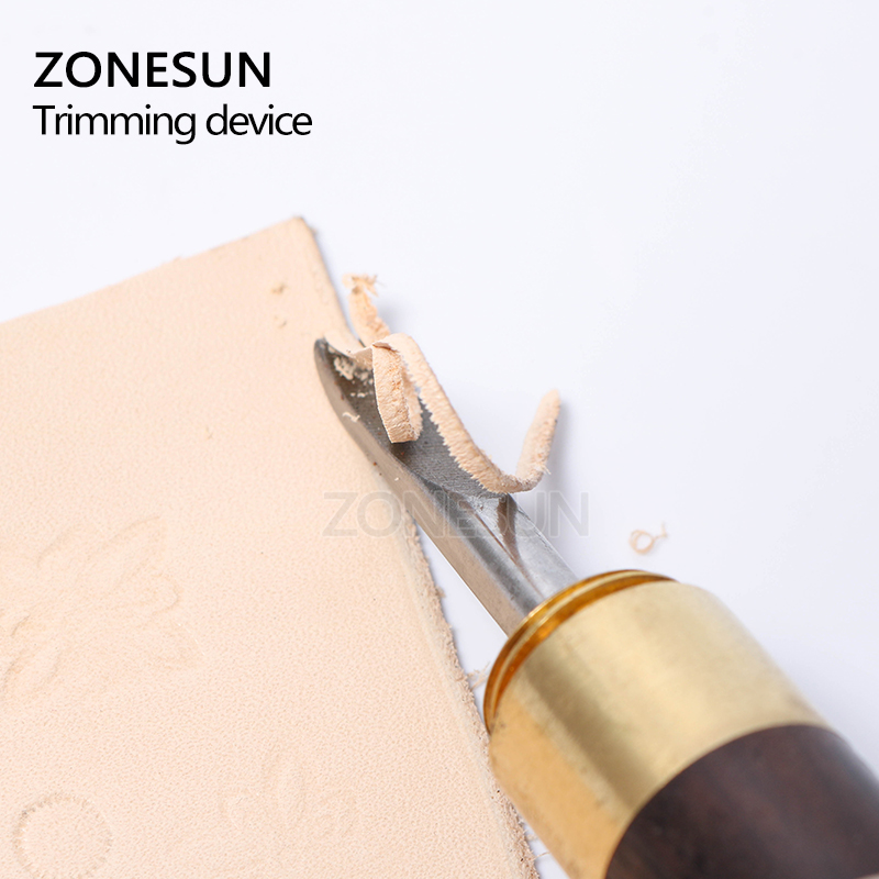 ZONESUN 1 шт. 1,2 мм Инструмен – обзор и цена Leather Edge Beveler