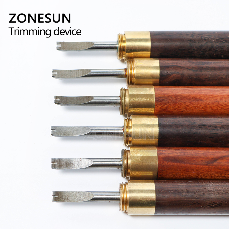 ZONESUN 1 шт. 1,2 мм Инструмен – обзор и цена Leather Edge Beveler