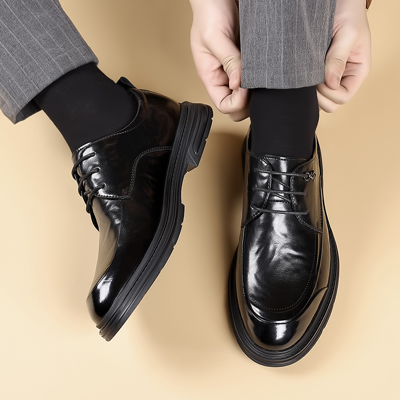 Новые модные мужские деловые п – обзор и цена Leather Work Oxfords