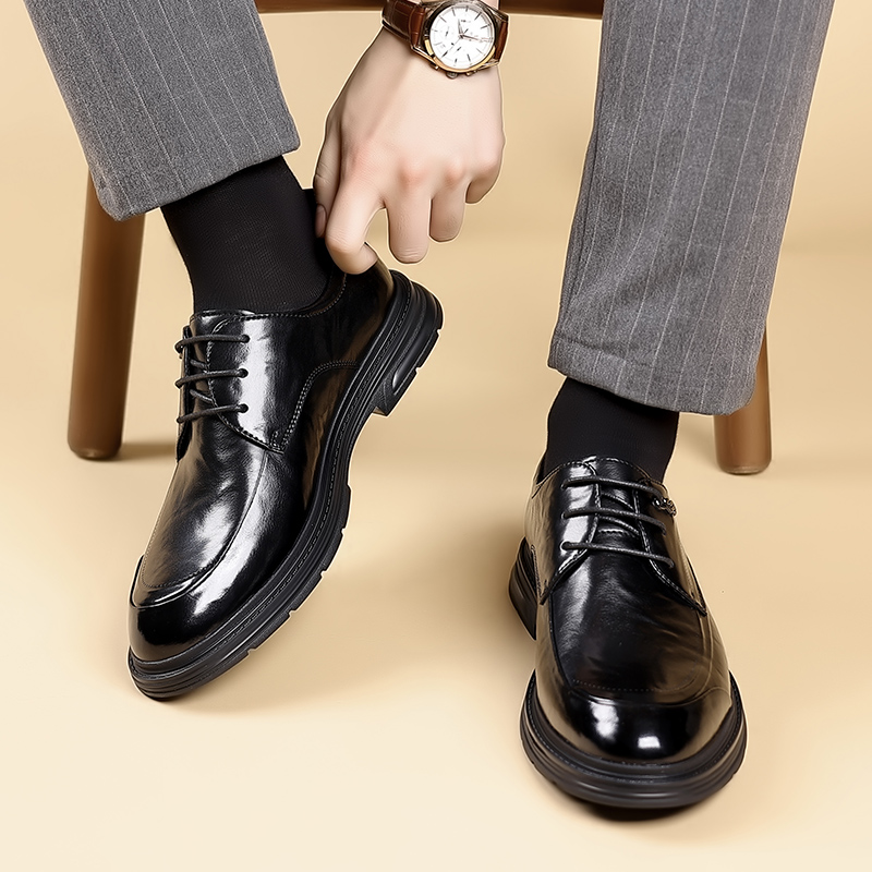 Новые модные мужские деловые п – обзор и цена Leather Work Oxfords