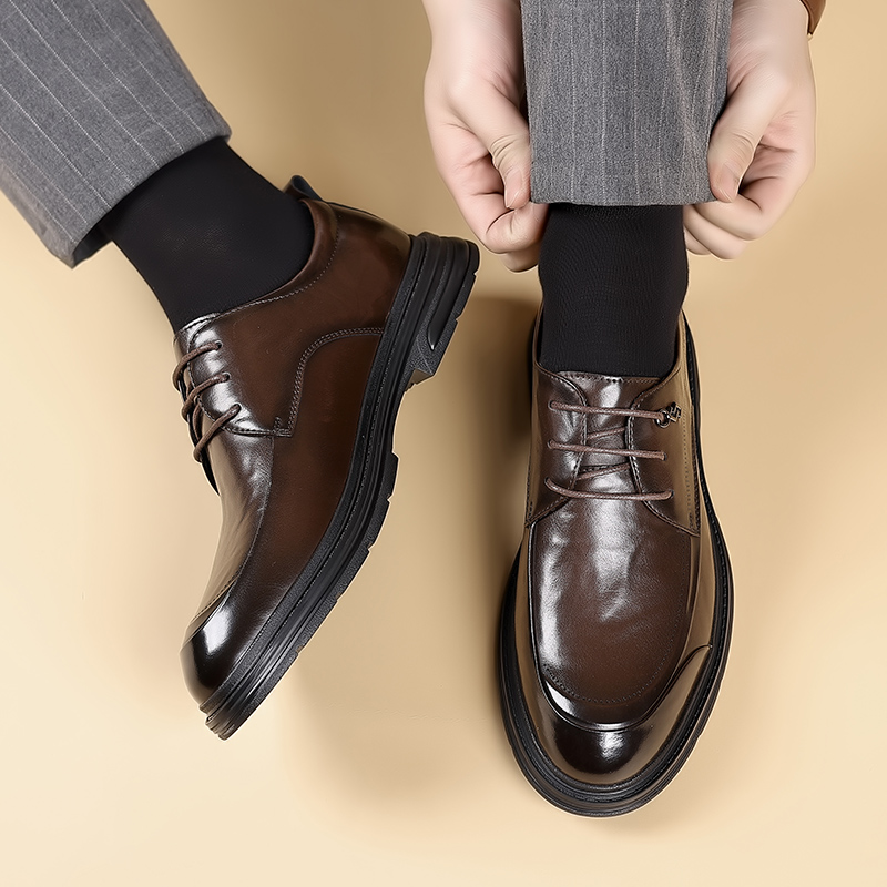Новые модные мужские деловые п – обзор и цена Leather Work Oxfords