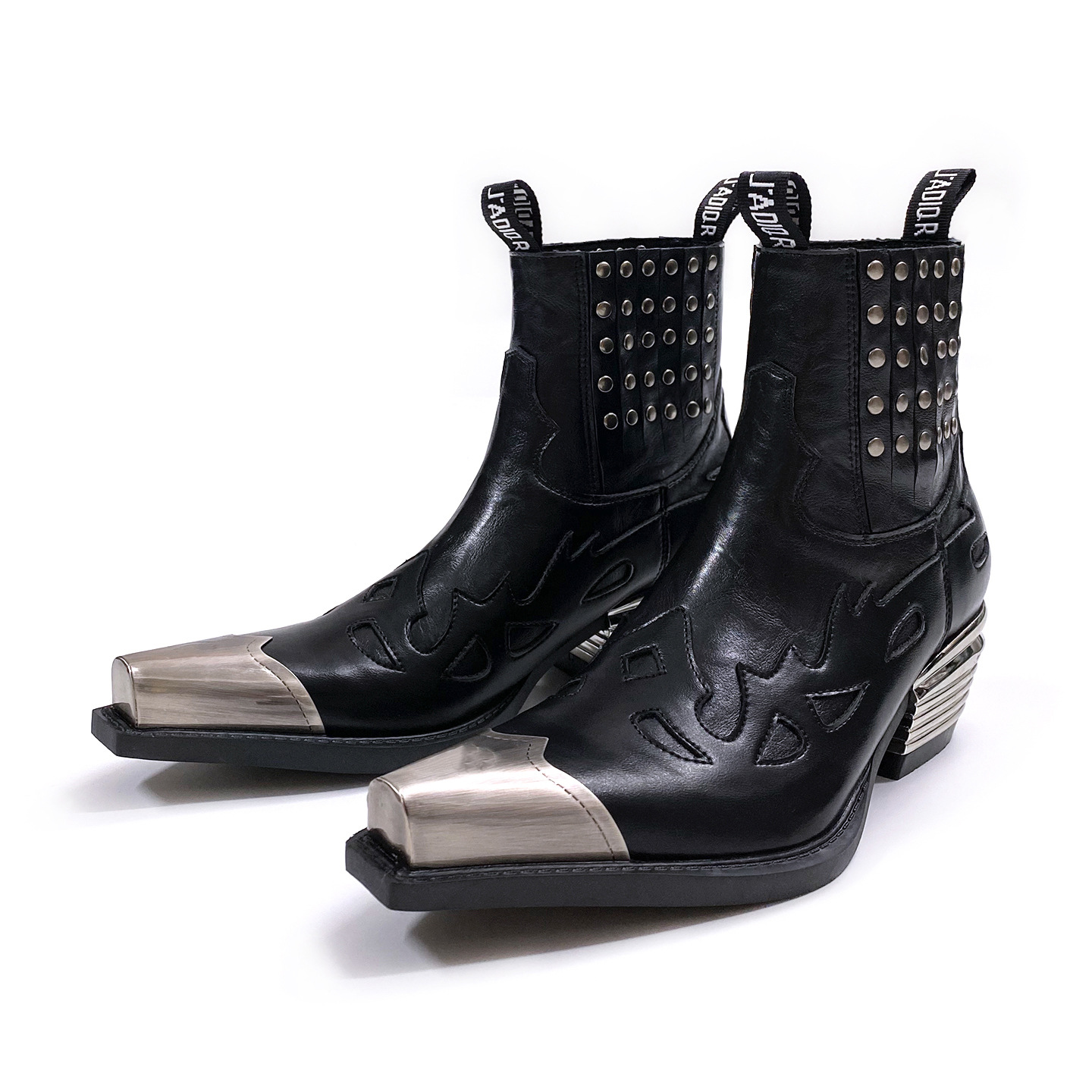 Ретро-панк металлические ботин – обзор и цена Leatherwork Rivets