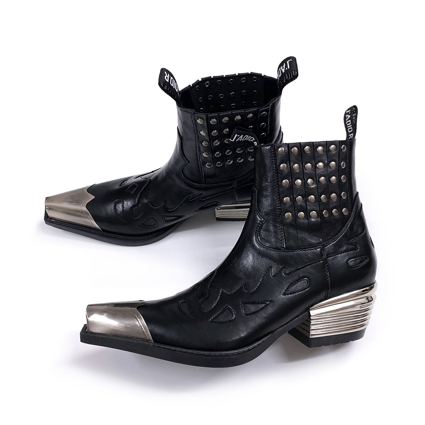 Ретро-панк металлические ботин – обзор и цена Leatherwork Rivets