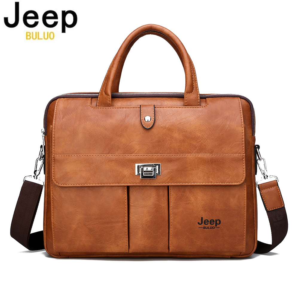 Мужской кожаный портфель Jeep  – обзор и цена Leatherwork Letters
